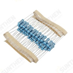 50pcs 1W 12000 Metal Film Resistor Resistance 1% 12K Ohm Resistor 50pcs 1W 12000 Metal Film Resistor Resistance 1% 12K Ohm Resistor