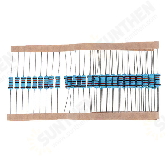 50pcs 1W 120KR Metal Film Resistor 1% 120K ohm Resistance