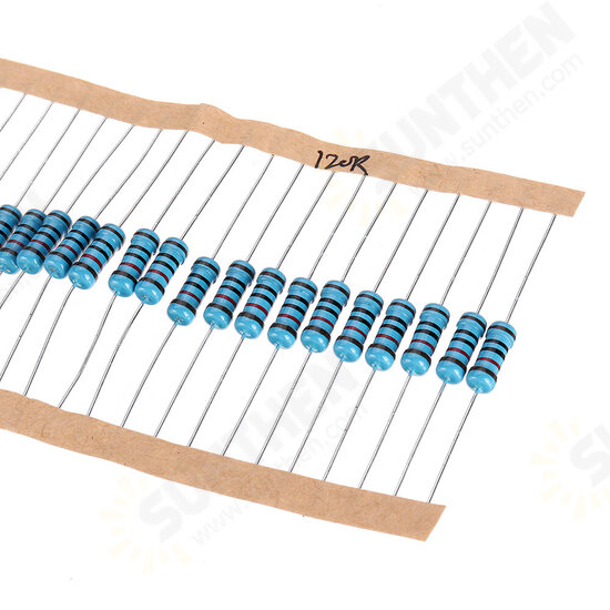 50pcs 1W 120R Metal Film Resistor 1% 120 ohm Resistance