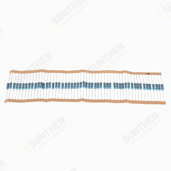 50pcs 1W 12R Metal Film Resistor 1% 12 ohm Resistance