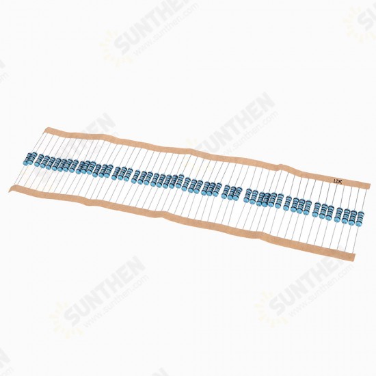 50pcs 1W 12R Metal Film Resistor 1% 12 ohm Resistance