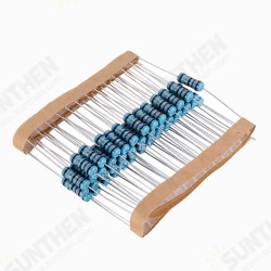 50pcs 1W 12R Metal Film Resistor 1% 12 ohm Resistance 50pcs 1W 12R Metal Film Resistor 1% 12 ohm Resistance