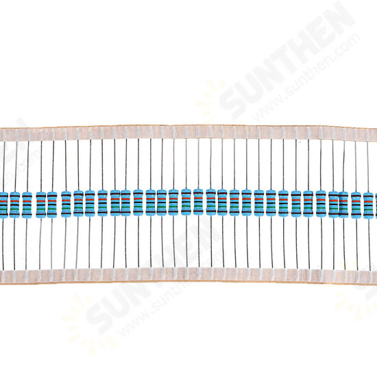 50pcs 1W 150KR Metal Film Resistor 1% 150K ohm Resistance