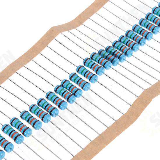 50pcs 1W 150KR Metal Film Resistor 1% 150K ohm Resistance