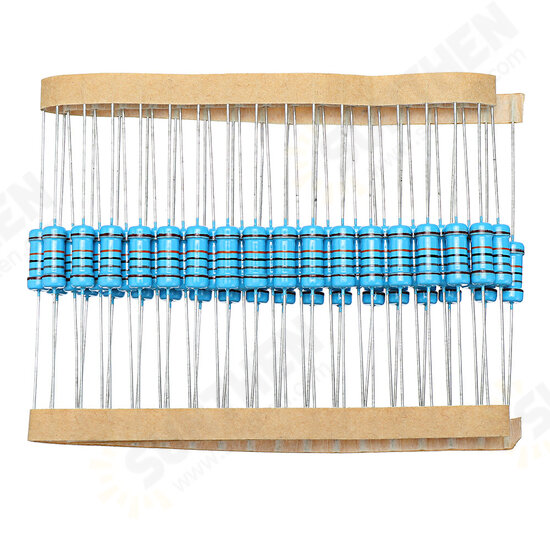 50pcs 1W 180KR Metal Film Resistor 1% 180K ohm Resistance