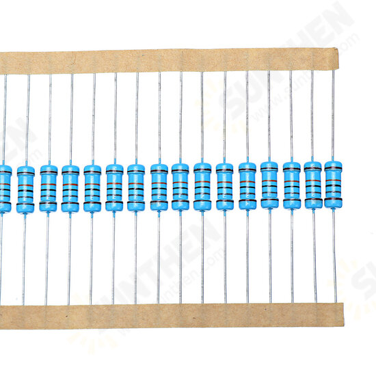 50pcs 1W 180KR Metal Film Resistor 1% 180K ohm Resistance