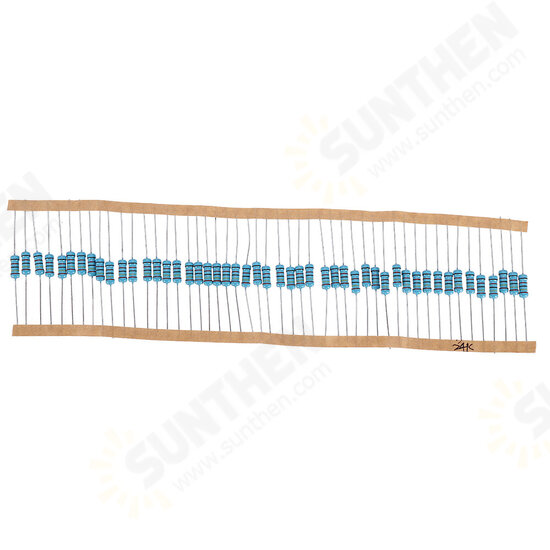 50pcs 1W 24KR Metal Film Resistor 1% 24K ohm Resistance