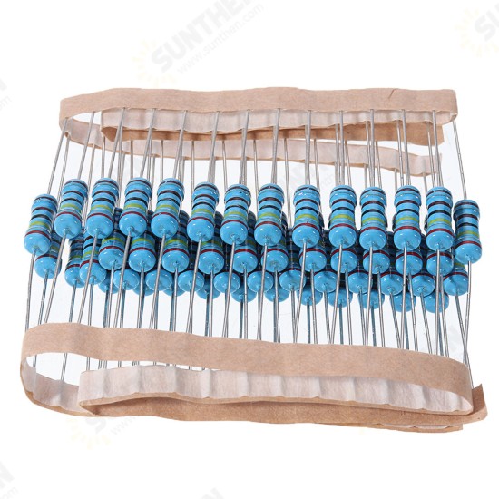 50pcs 1W 2.4KR Metal Film Resistor 1% 2.4K ohm Resistance