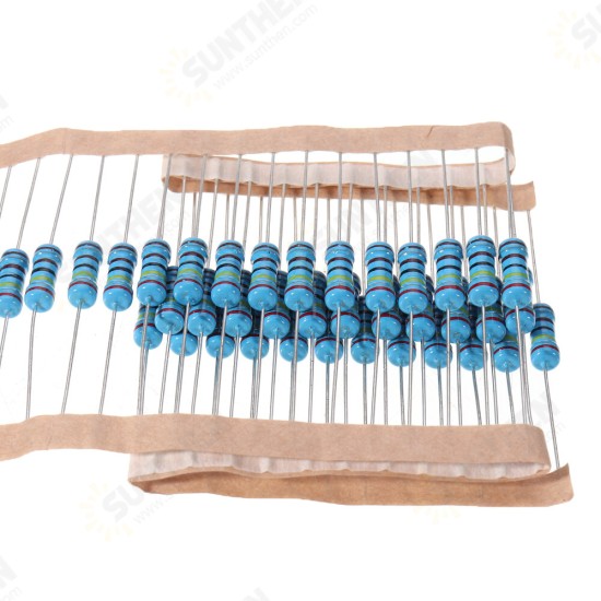 50pcs 1W 2.4KR Metal Film Resistor 1% 2.4K ohm Resistance