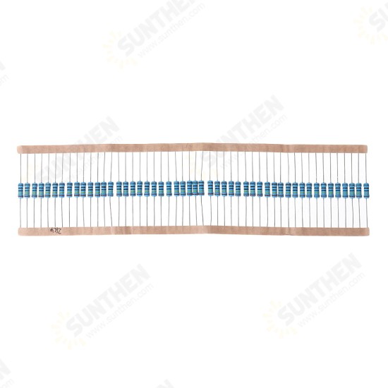 50pcs 1W 2.4KR Metal Film Resistor 1% 2.4K ohm Resistance