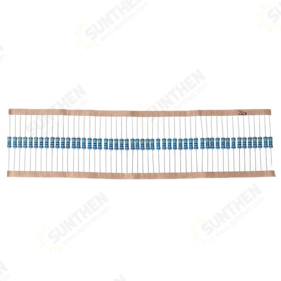 50pcs 1W 2.4KR Metal Film Resistor 1% 2.4K ohm Resistance