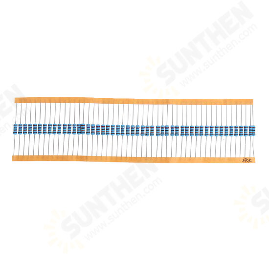 50pcs 1W 270KR Metal Film Resistor 1% 270K ohm Resistance