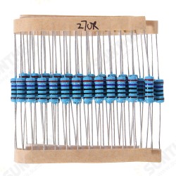 50pcs 1W 270R Metal Film Resistor 1% 270 ohm Resistance 50pcs 1W 270R Metal Film Resistor 1% 270 ohm Resistance