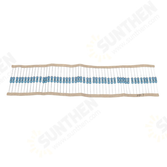50pcs 1W 2.7KR Metal Film Resistor 1% 2.7K ohm Resistance
