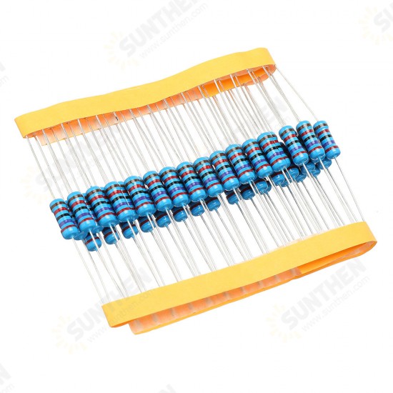50pcs 1W 27KR Metal Film Resistor 1% 27K ohm Resistance