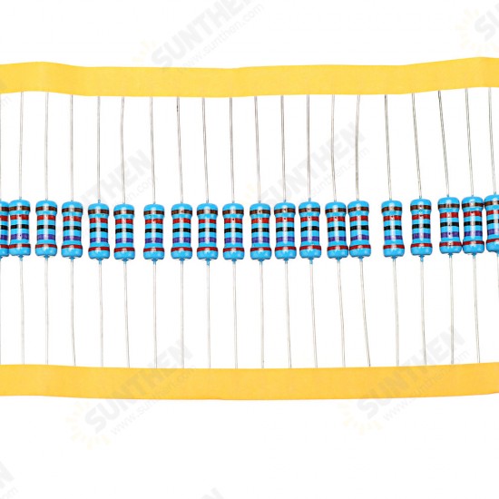 50pcs 1W 27KR Metal Film Resistor 1% 27K ohm Resistance