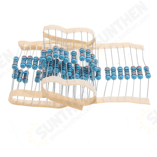 50pcs 1W 300KR Metal Film Resistor 1% 300K ohm Resistance