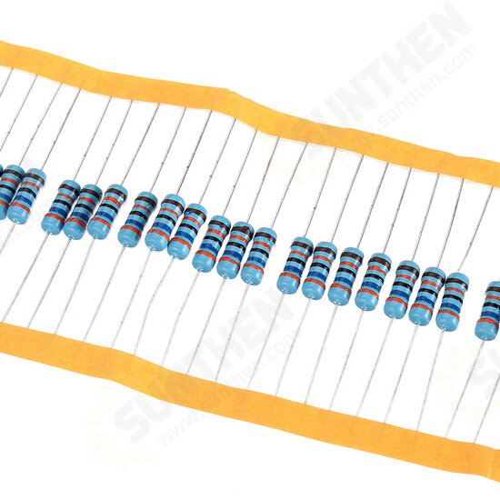 50pcs 1W 360KR Metal Film Resistor 1% 360K ohm Resistance