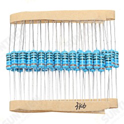 50pcs 1W 3.6KR Metal Film Resistor 1% 3.6K ohm Resistance 50pcs 1W 3.6KR Metal Film Resistor 1% 3.6K ohm Resistance