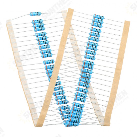 50pcs 1W 3.6KR Metal Film Resistor 1% 3.6K ohm Resistance