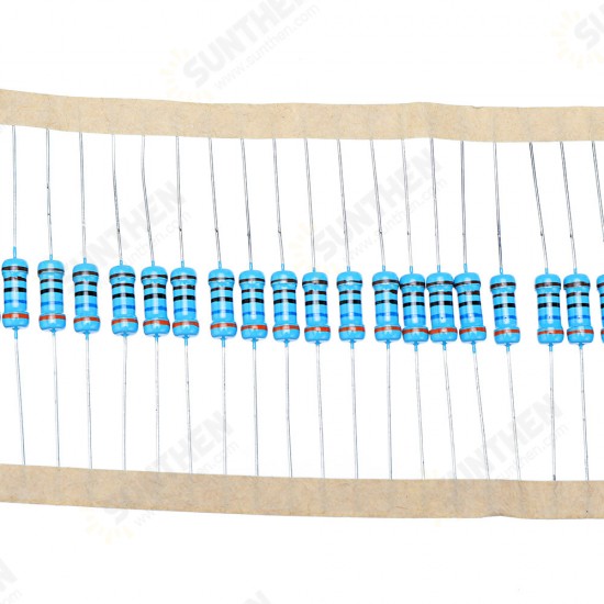 50pcs 1W 3.6KR Metal Film Resistor 1% 3.6K ohm Resistance