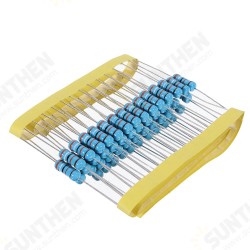 50pcs 1W 390KR Metal Film Resistor 1% 390K ohm Resistance 50pcs 1W 390KR Metal Film Resistor 1% 390K ohm Resistance
