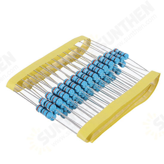 50pcs 1W 390KR Metal Film Resistor 1% 390K ohm Resistance