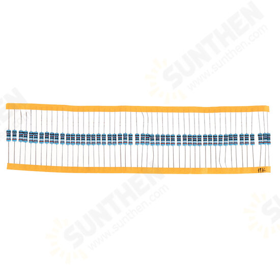 50pcs 1W 39KR Metal Film Resistor 1% 39K ohm Resistance
