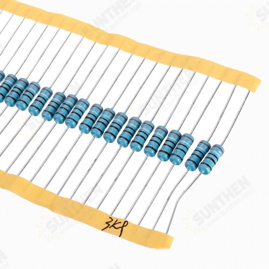 50pcs 1W 3.9KR Metal Film Resistor 1% 3.9K ohm Resistance