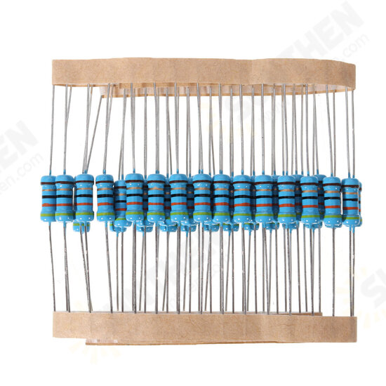 50pcs 1W 43R Metal Film Resistor 1% 43 ohm Resistance