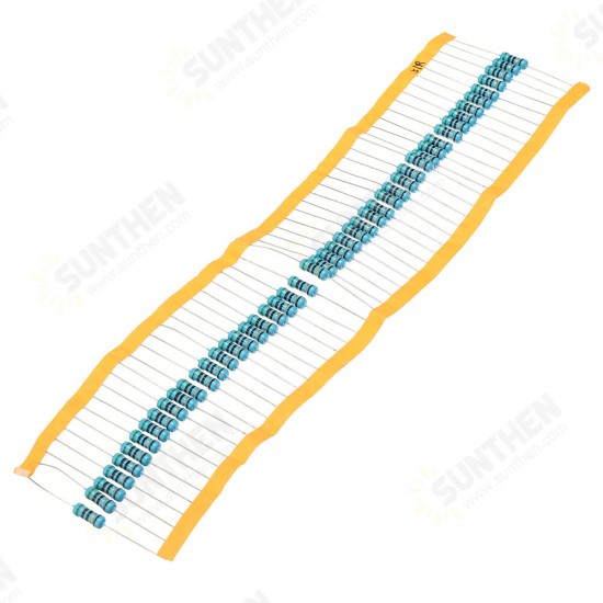 50pcs 1W 51R Metal Film Resistor 1% 51 ohm Resistance