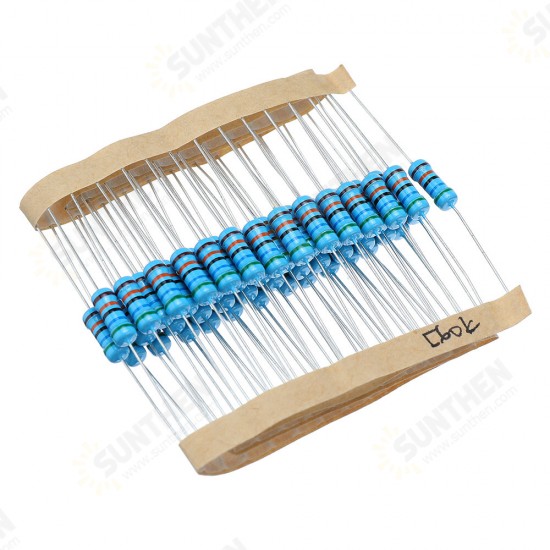 50pcs 1W 560KR Metal Film Resistor 1% 560K ohm Resistance