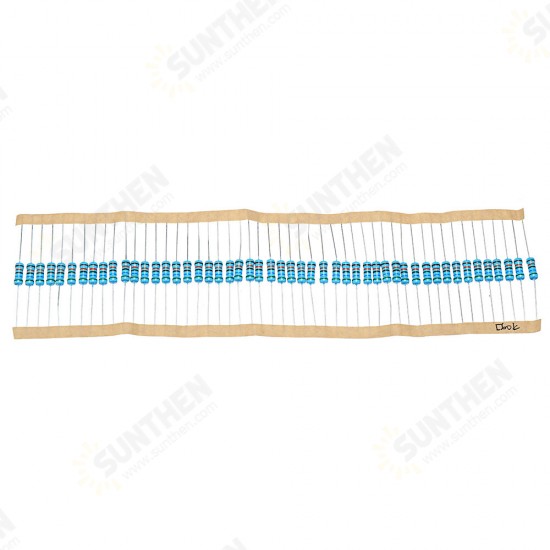 50pcs 1W 560KR Metal Film Resistor 1% 560K ohm Resistance