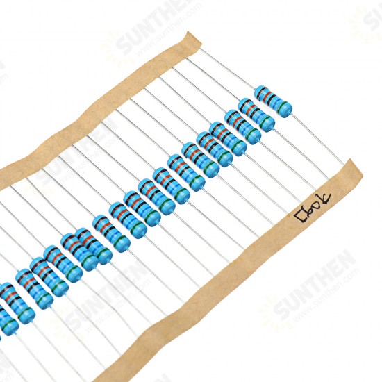 50pcs 1W 560KR Metal Film Resistor 1% 560K ohm Resistance
