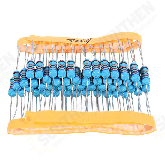 50pcs 1W 620KR Metal Film Resistor 1% 620K ohm Resistance