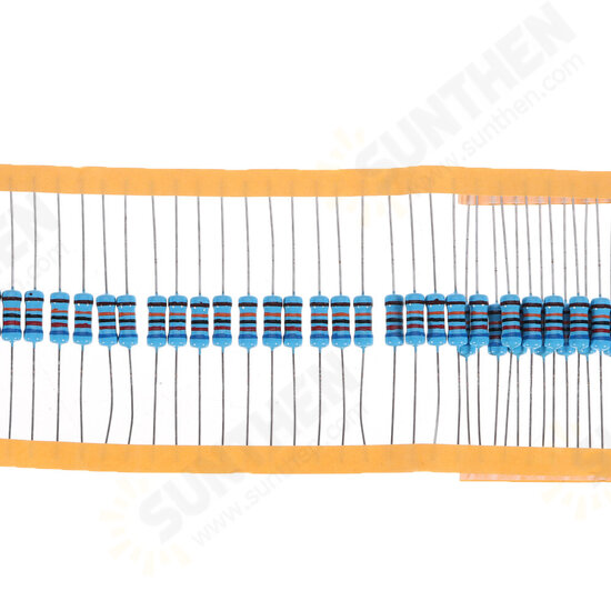 50pcs 1W 620KR Metal Film Resistor 1% 620K ohm Resistance