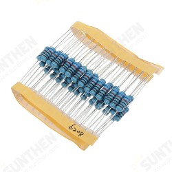 50pcs 1W 620R Metal Film Resistor 1% 620 ohm Resistance 50pcs 1W 620R Metal Film Resistor 1% 620 ohm Resistance