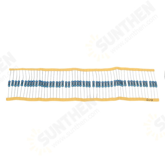 50pcs 1W 620R Metal Film Resistor 1% 620 ohm Resistance