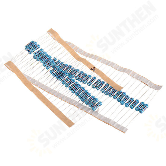 50pcs 1W 62KR Metal Film Resistor 1% 62Kohm Resistance