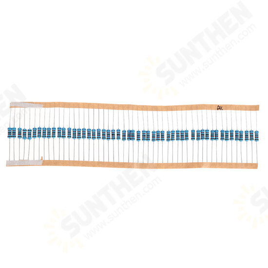 50pcs 1W 62KR Metal Film Resistor 1% 62Kohm Resistance