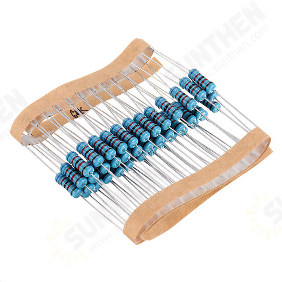 50pcs 1W 62KR Metal Film Resistor 1% 62Kohm Resistance