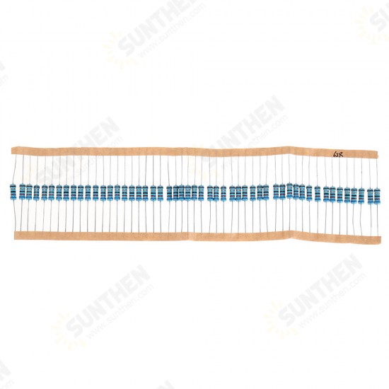 50pcs 1W 62R Metal Film Resistor 1% 62 ohm Resistance