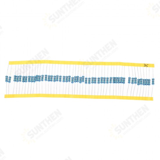 50pcs 1W 7.5KR Metal Film Resistor 1% 7.5K ohm Resistance