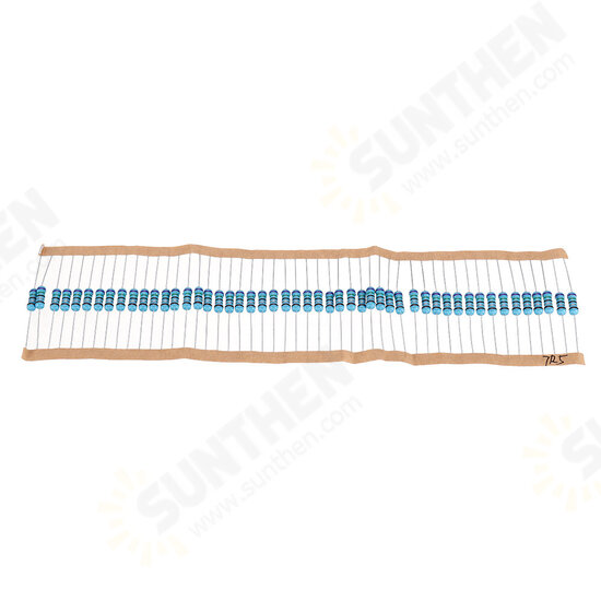 50pcs 1W 7.5R Metal Film Resistor 1% 7.5 ohm Resistance