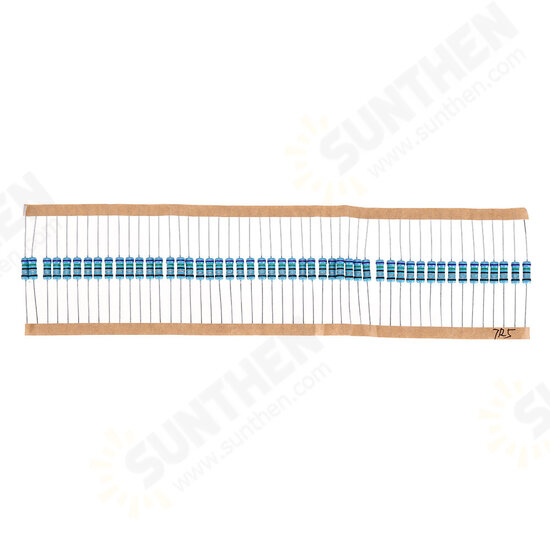 50pcs 1W 7.5R Metal Film Resistor 1% 7.5 ohm Resistance