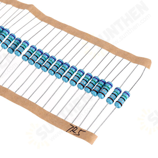 50pcs 1W 7.5R Metal Film Resistor 1% 7.5 ohm Resistance