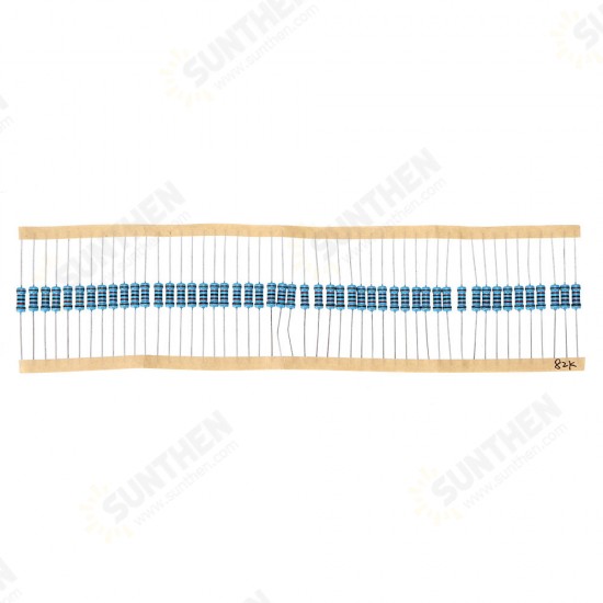 50pcs 1W 82KR Metal Film Resistor 1% 82K ohm Resistance