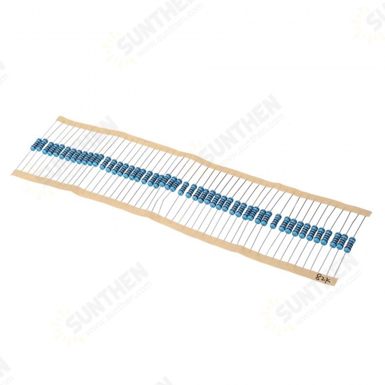 50pcs 1W 82KR Metal Film Resistor 1% 82K ohm Resistance