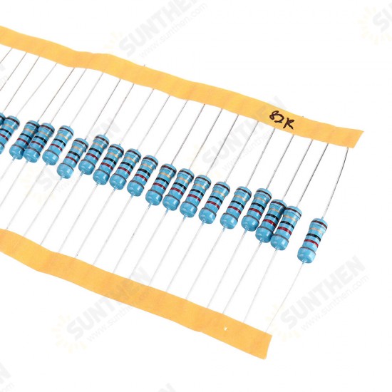 50pcs 1W 82R Metal Film Resistor 1% 82ohm Resistance