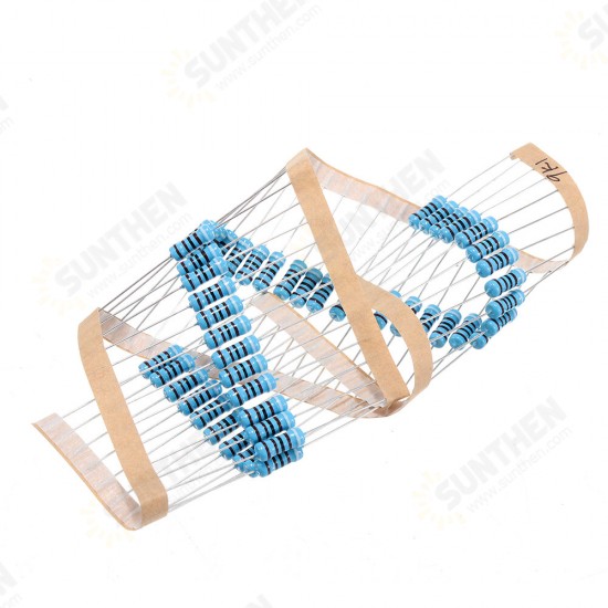 50pcs 1W 9.1KR Metal Film Resistor 1% 9.1K ohm Resistance